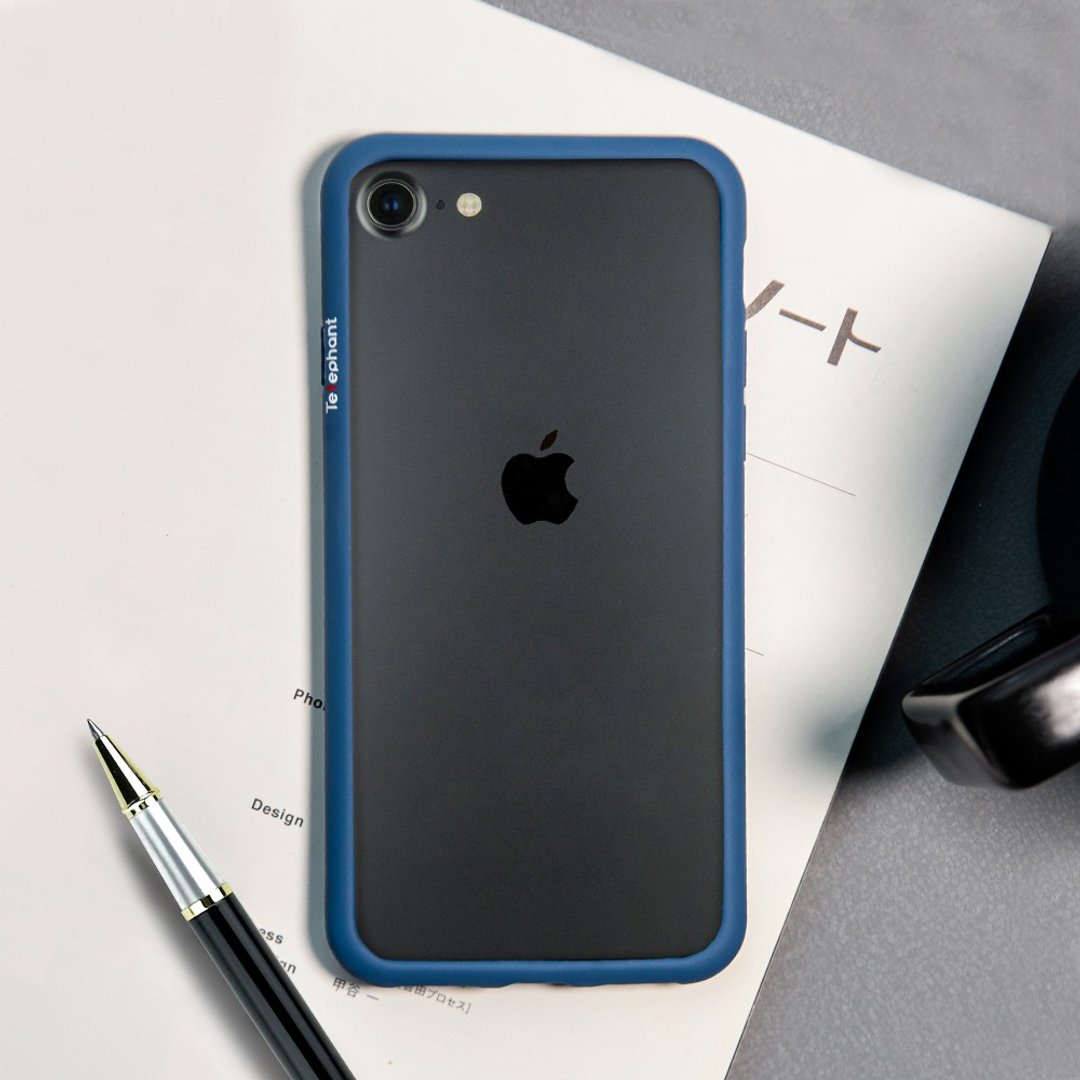 iPhone SE/7/8 简约款抗污防摔手机壳-丹宁蓝 - 手机壳/手机套 - 塑料 蓝色