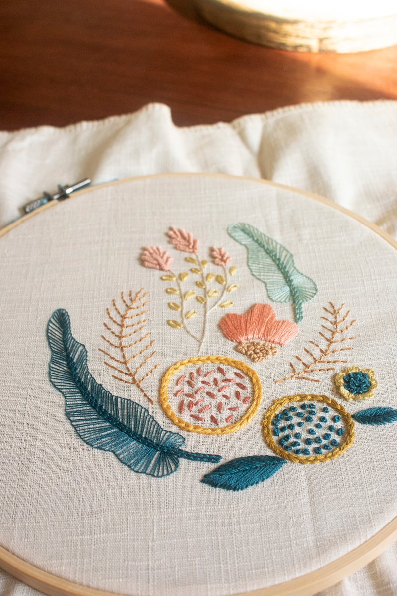 体验/课程 绣女养成计划 基础刺绣 刺绣初学 10人团体票优惠75折 - 编织/羊毛毡/布艺 - 棉．麻 