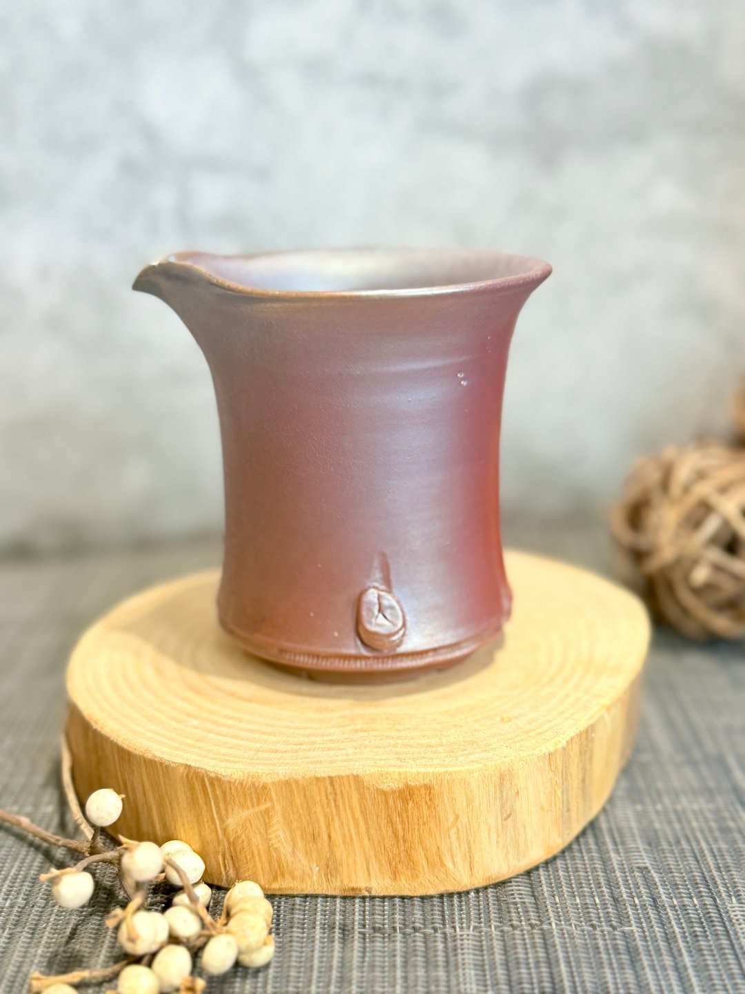 礼品/ 仿竹柴烧公杯/茶海/手工仿生/独一无二/手作 - 茶具/茶杯 - 陶 