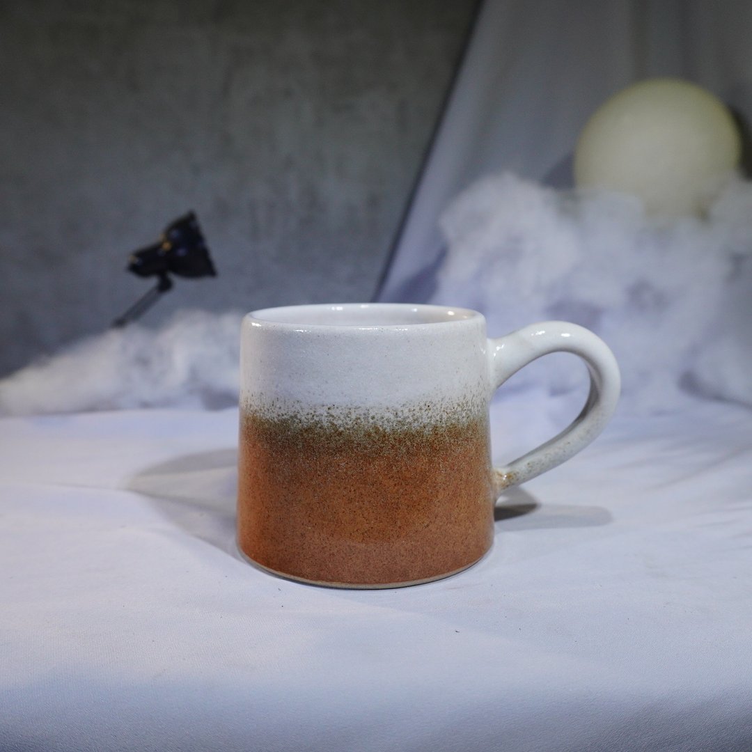 黄昏小山形杯-约200ml,茶杯,马克杯,水杯,咖啡杯 - 咖啡杯/马克杯 - 陶 黄色