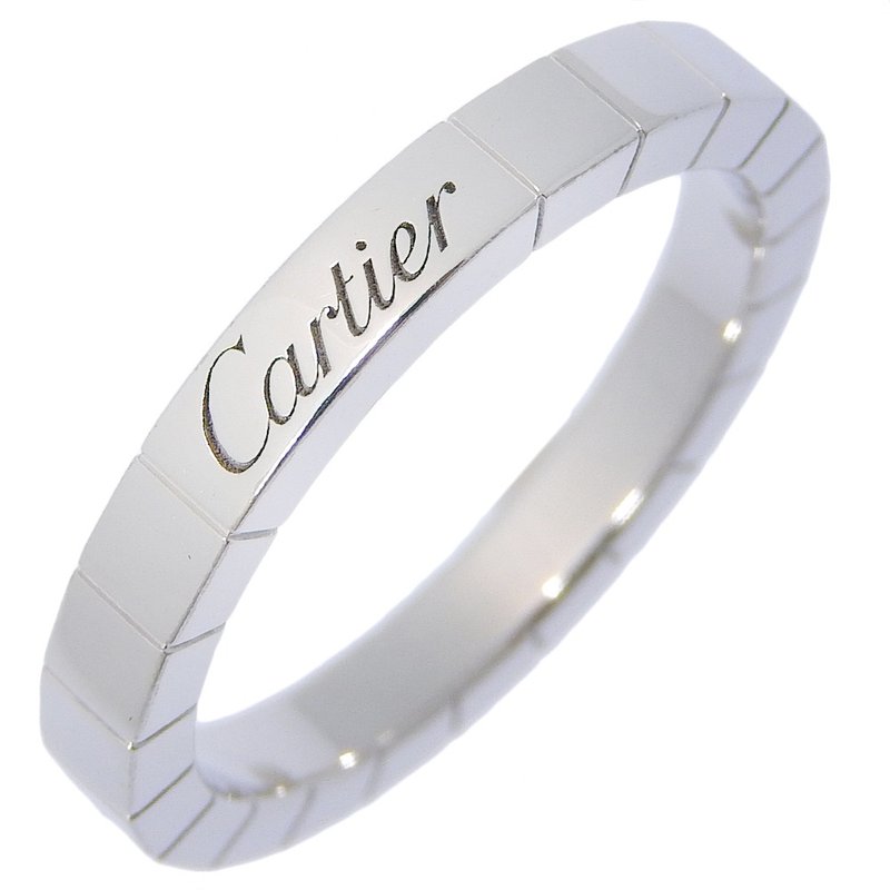 [日本直送] 卡地亚 Lanier 尺寸 16.5 戒指，K18WG x 钻石，约 6.7g，男女通用 [二手] - 戒指 - 贵金属 银色