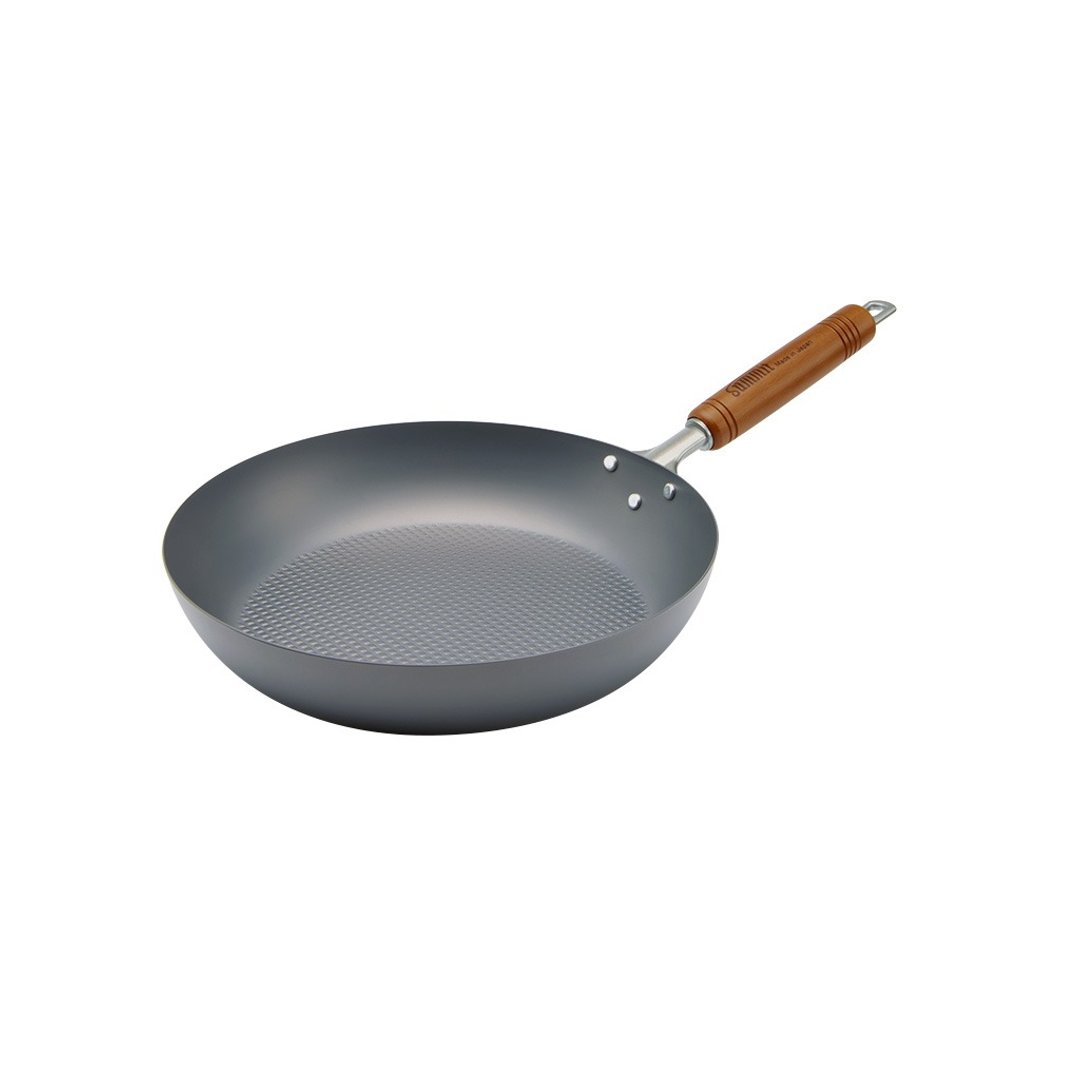 日本燕三条制铁流 顶级窒化铁锅系列 格仔锤纹煎锅 26cm - 厨房用具 - 其他金属 