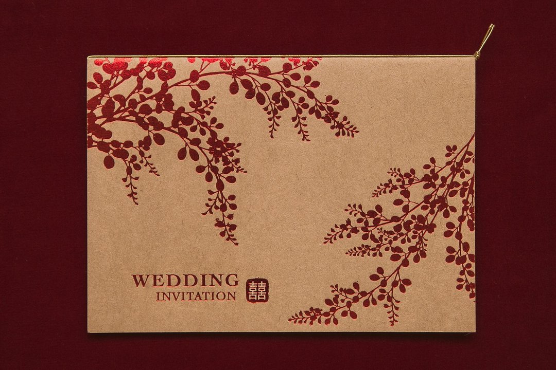 玉树琼枝 喜帖样本 - 喜帖 - 纸 多色