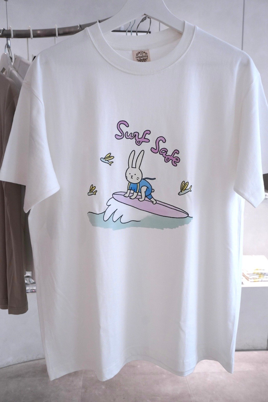 有机棉 T 恤 Surf Safe - 女装 T 恤 - 棉 白色