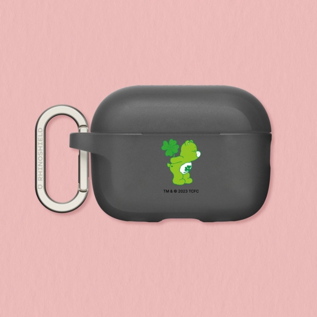Airpods 防摔耳机保护壳∣Care Bears/Good Luck Bear - 耳机收纳 - 塑料 多色