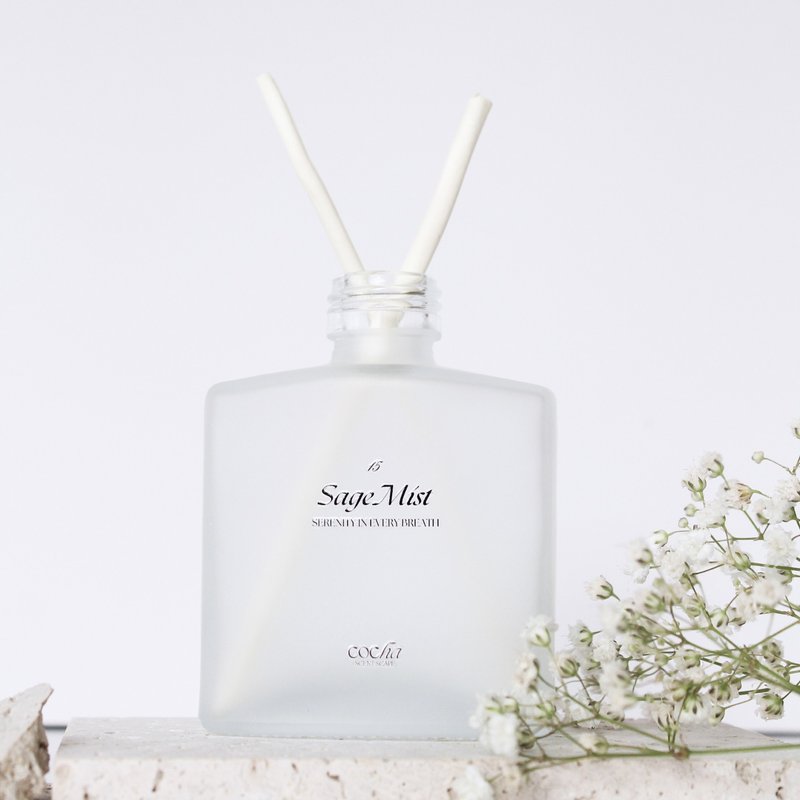 扩香香氛| 15鼠尾雾气Sage Mist - 100ml/50ml - 香薰/精油/线香 - 玻璃 透明