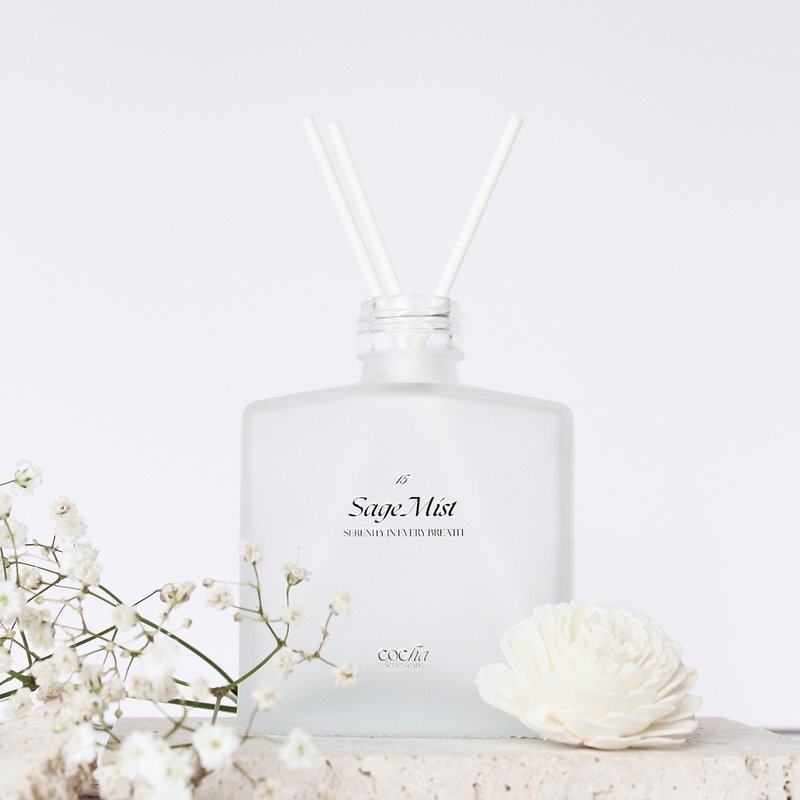 【圣诞礼物】扩香香氛 | 15鼠尾雾气Sage Mist - 100ml/50ml - 香薰/精油/线香 - 玻璃 透明