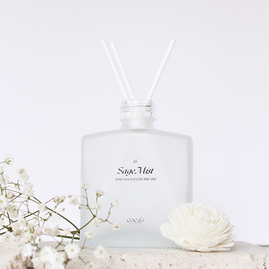 扩香香氛 | 15 鼠尾雾气 Sage Mist - 100ml/50ml - 香薰/精油/线香 - 玻璃 透明