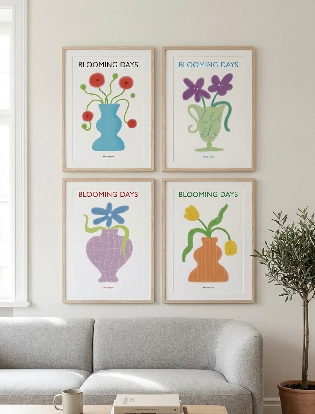 A Little Dance of Spring Poster 春日跳舞花花海报 - 海报/装饰画/版画 - 纸 