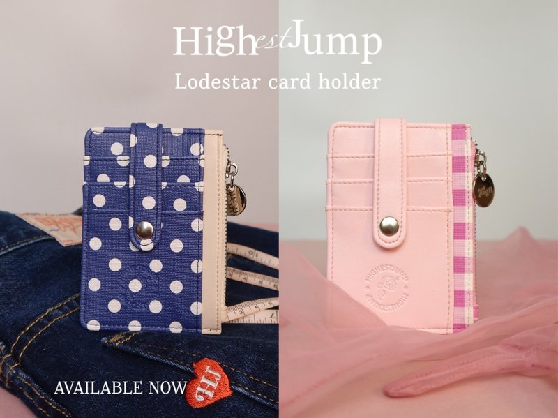Lodestar 独家限定款 圆点与格纹卡夹 - 证件套/卡套 - 其他材质 