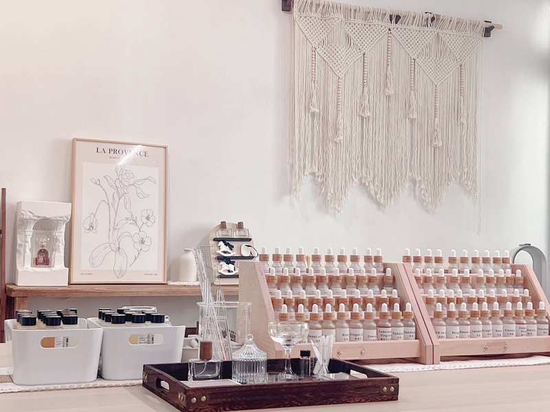 台中 香氛蜡烛制作/调香体验/香水DIY/手作体验/文化币店家 - 蜡烛/香氛 - 玻璃 