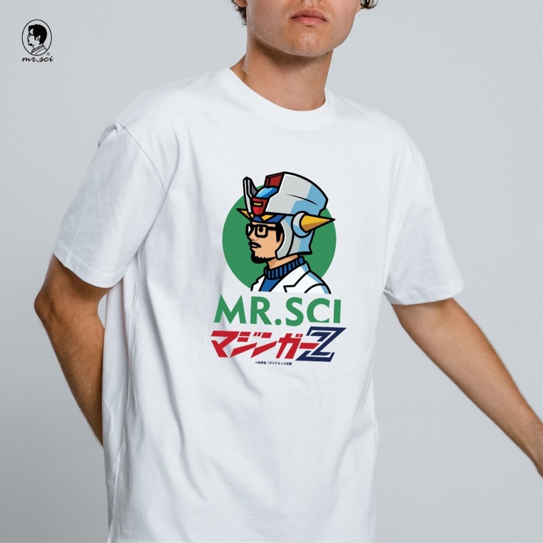 日本 Mazinger Z 无敌铁金刚 × 人人都是英雄 联名 T 恤 - 男装上衣/T 恤 - 棉 