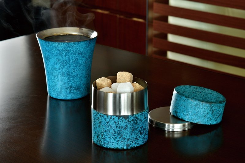 折燕ORI-EN 茶罐 (小) - 其他 - 不锈钢 蓝色