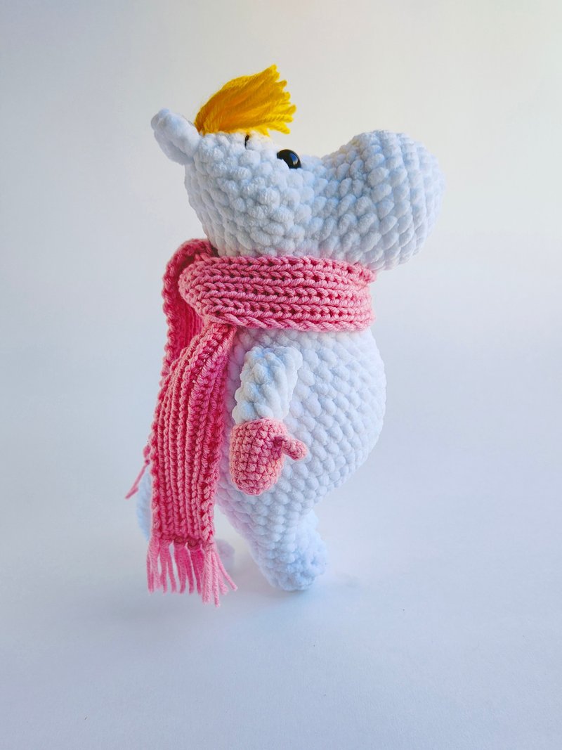 Crochet Moomin troll/Moomins troll girlfriend/Snorkmaiden/Crochet hippopotamus - 玩具/玩偶 - 其他材质 