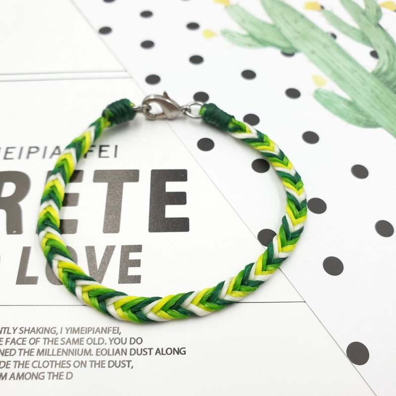 Y-41泰国蚕丝蜡线(八股编织) @颜色可自行搭配 冲浪脚绳 幸运手环 - 手链/手环 - 防水材质 