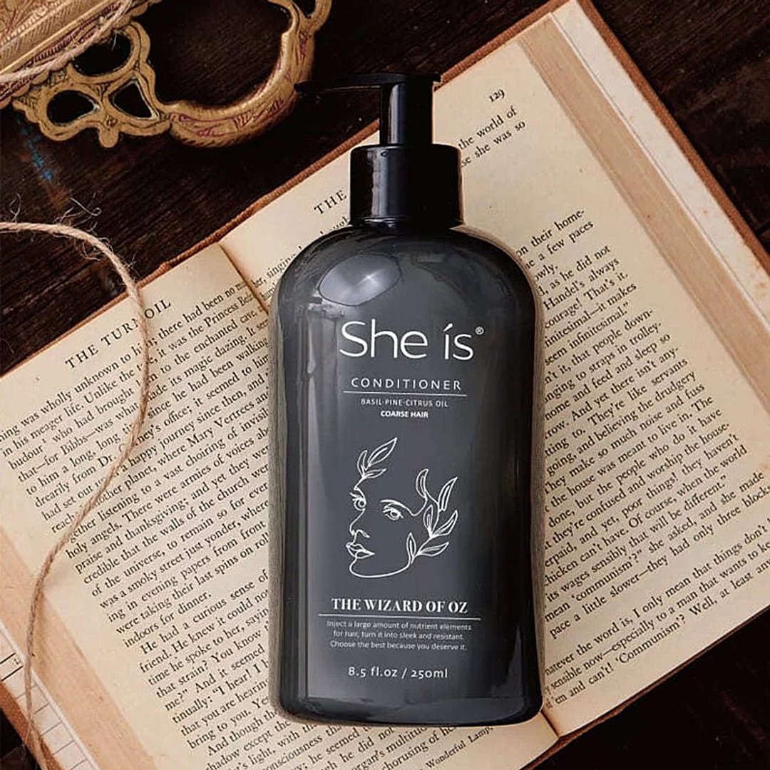 She is 控油蓬松润发乳(护发素)250ml  两款可选 男女适用 - 润发用品 - 其他材质 咖啡色