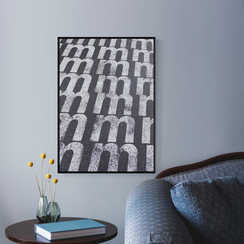 规律 • Typography －画/海报设计/生日礼物/复制画/走廊挂画 - 海报/装饰画/版画 - 其他材质 灰色