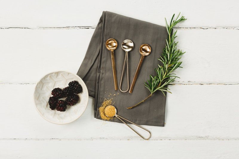 (独家代理) 英国The Just Slate Company~铜匙 - 餐刀/叉/匙组合 - 铜/黄铜 