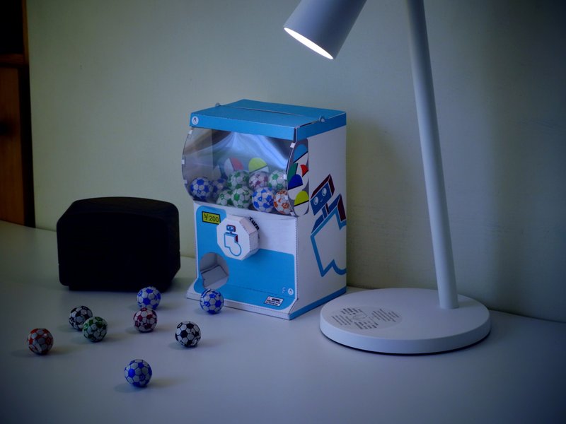 【DIY手作】纸模型扭蛋机 - 木工/竹艺/纸艺 - 纸 