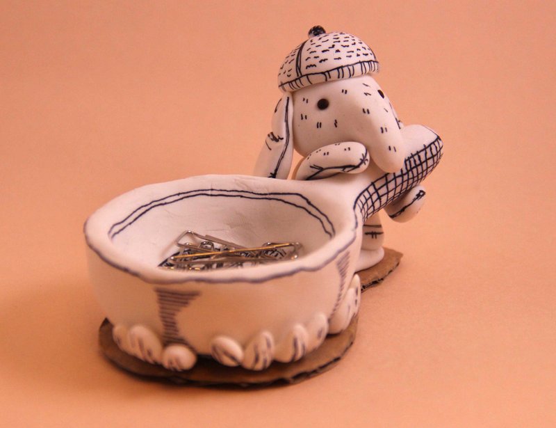 收纳小象 办公室小物 手作小品 - 其他 - 粘土 