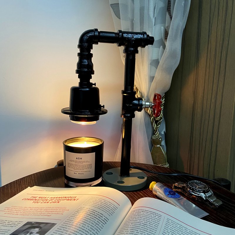 【送礼首选】手作工业风融烛灯 可调光【黑色 路灯款】 - 灯具/灯饰 - 其他材质 黑色