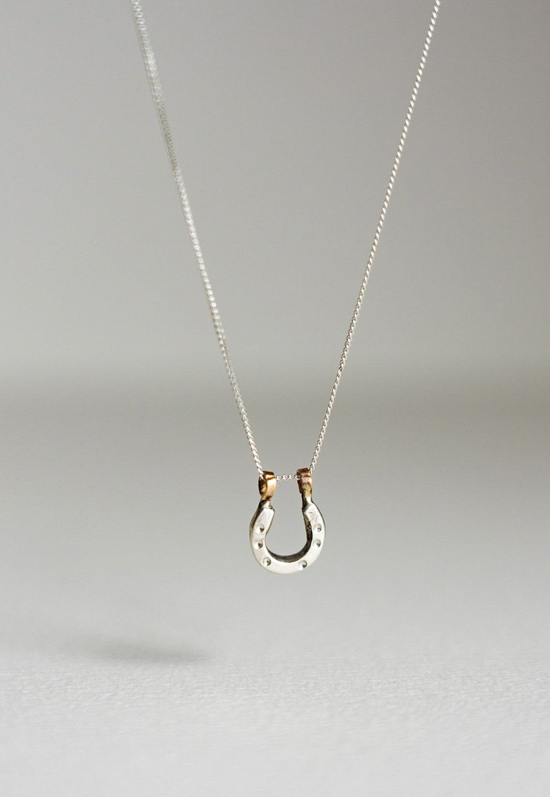 马蹄 项链 银 silver 925 - 项链 - 银 银色