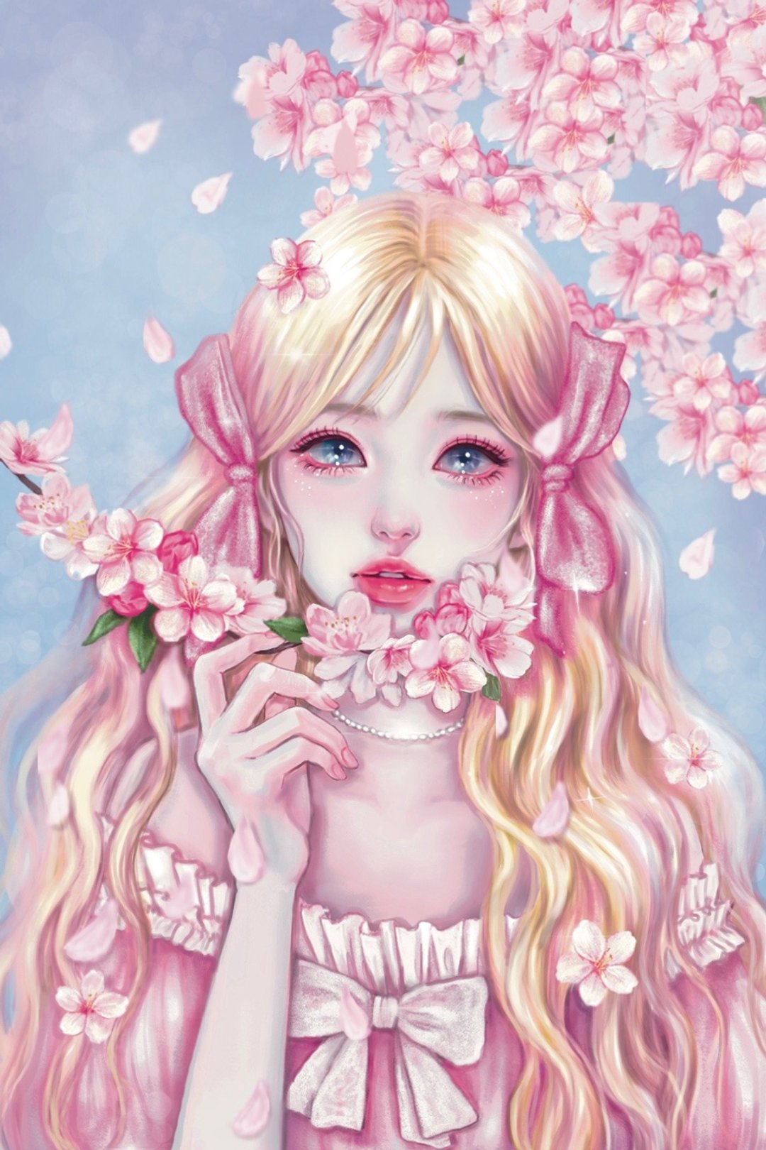 樱花造型贴纸 - 贴纸 - 纸 多色