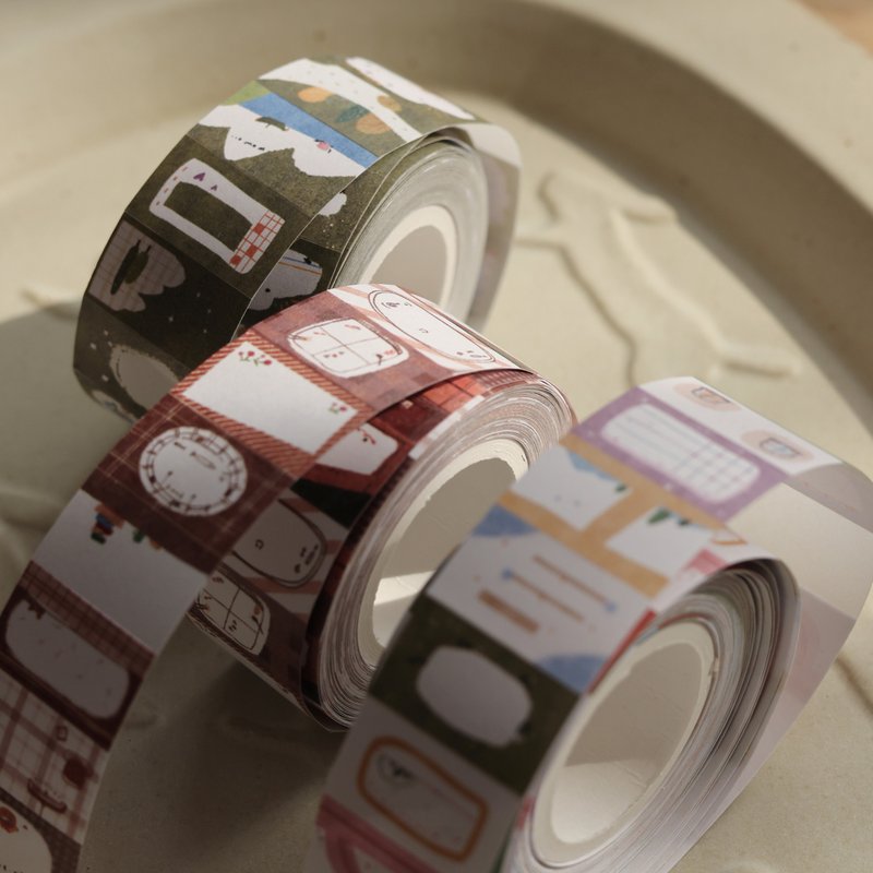 标签卷 原创贴纸卷 台湾 手帐贴纸 - 贴纸 - 纸 