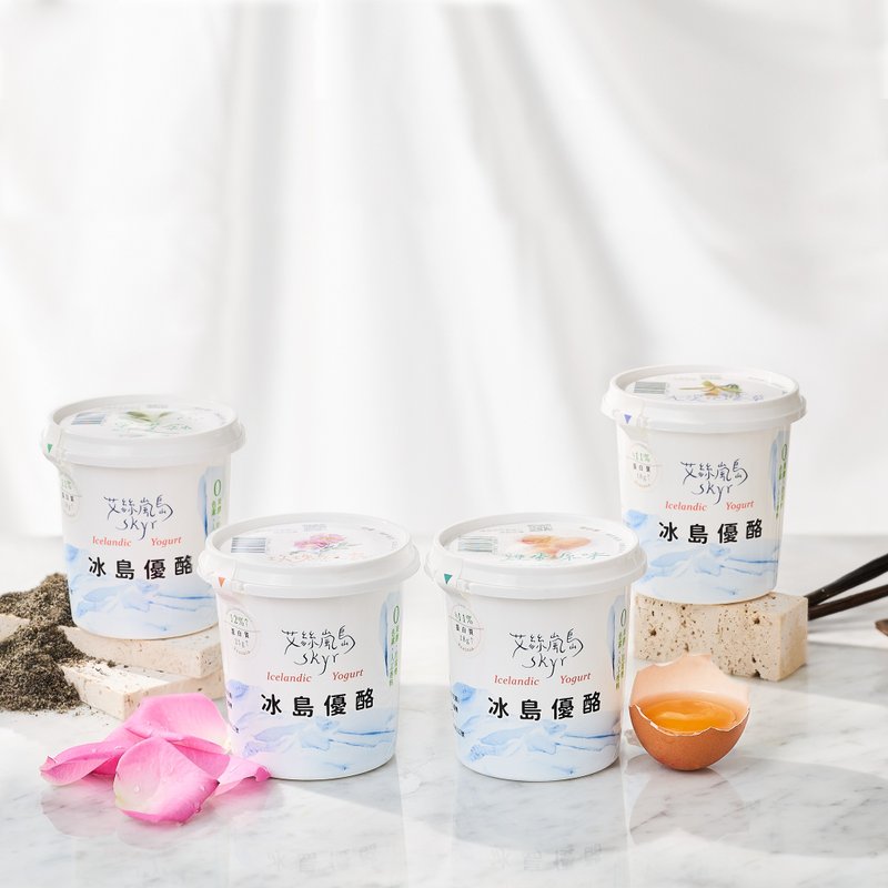 自选12杯Skyr　 默认四种口味各3杯　欲调整口味可以在备注留言呦 - 酸奶/优酪乳 - 其他材质 