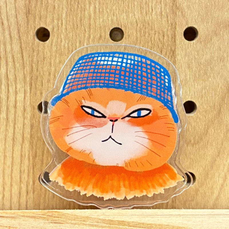 可爱亚克力文具夹系列 01 - 其他 - 压克力 橘色