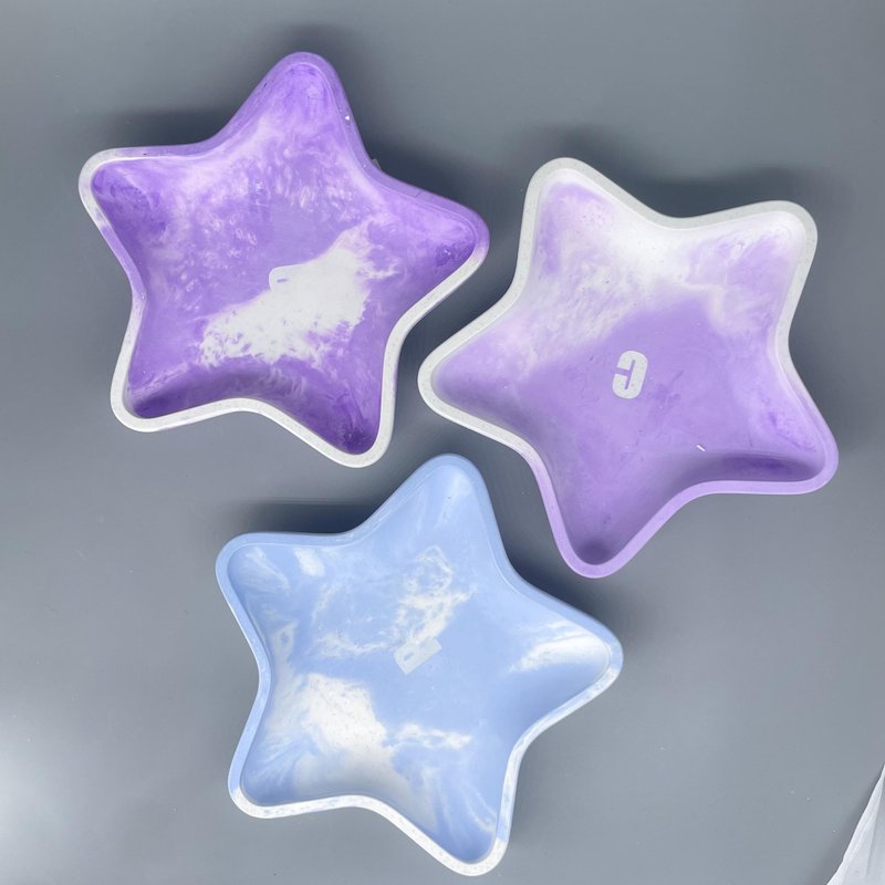 玩柅 星星水泥置物碟 工作坊 手作  生日工作坊 礼物 圣诞 xmas - 其他 - 水泥 
