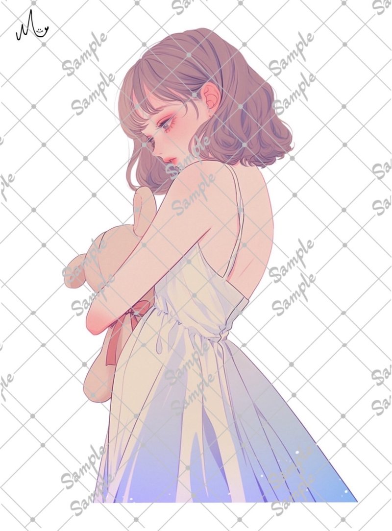 原创人物贴纸 8月新款 - 贴纸 - 纸 