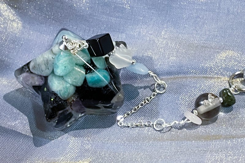 靛海蓝星—海洋灵摆 - 其他 - 树脂 蓝色