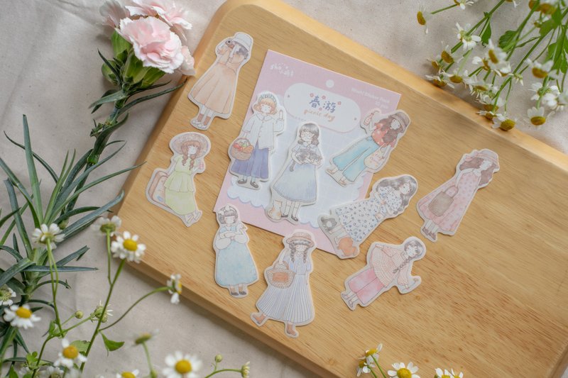 Picnic Day 和纸贴纸包 - 贴纸 - 其他材质 