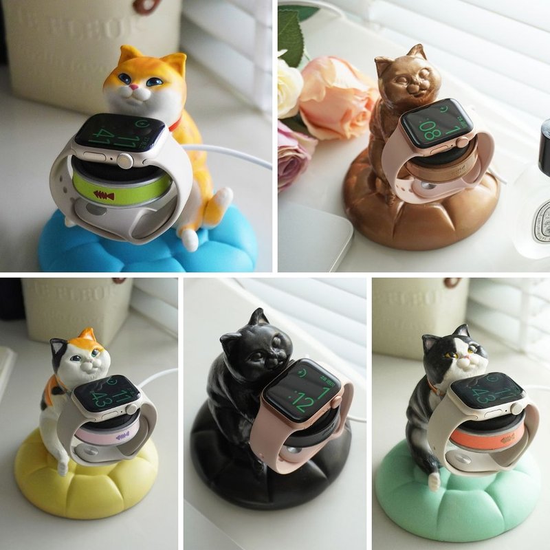 限时优惠 Apple Watch 疗愈宠物充电座 礼物推荐 (5款) - 摆饰 - 其他材质 多色