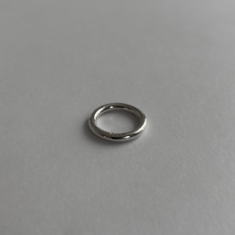 P：r01（银925・k18gp） - 戒指 - 其他金属 