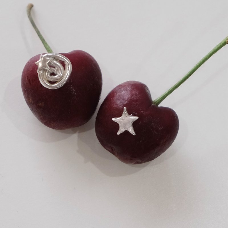 Cinnamon rolls 耳环 - 耳环/耳夹 - 纯银 