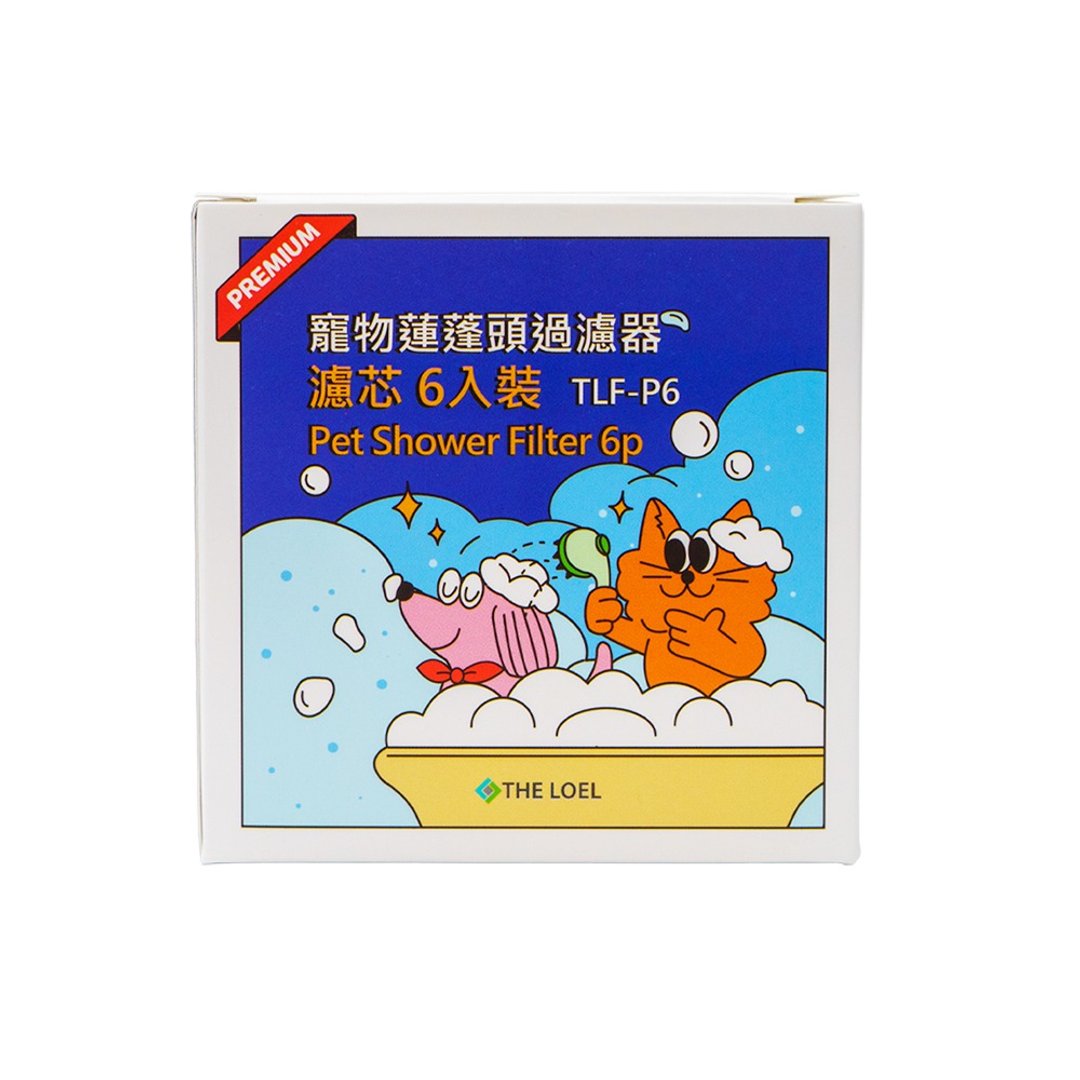 THE LOEL 宠物莲蓬头滤芯6入组 (TLV-60适用) - 其他 - 其他材质 白色