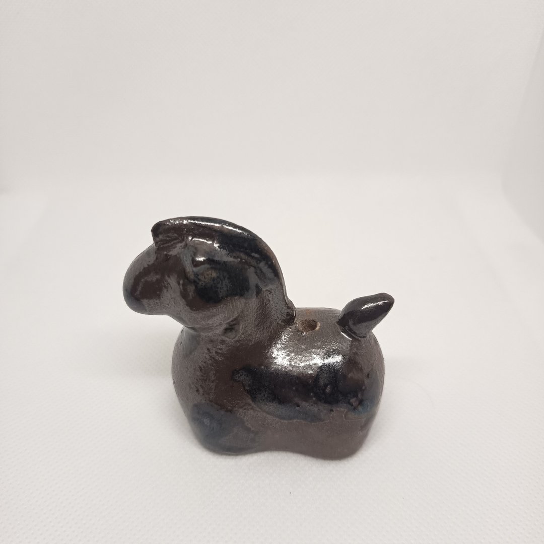 PONY小马生肖马年吉祥物香插茶宠扩香石纸镇风水摆饰置物筷架 - 香薰/精油/线香 - 陶 多色