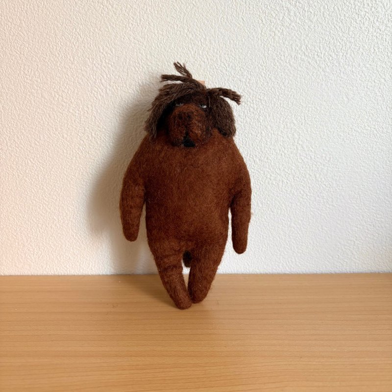 纽芬兰钥匙扣 - 钥匙链/钥匙包 - 羊毛 咖啡色