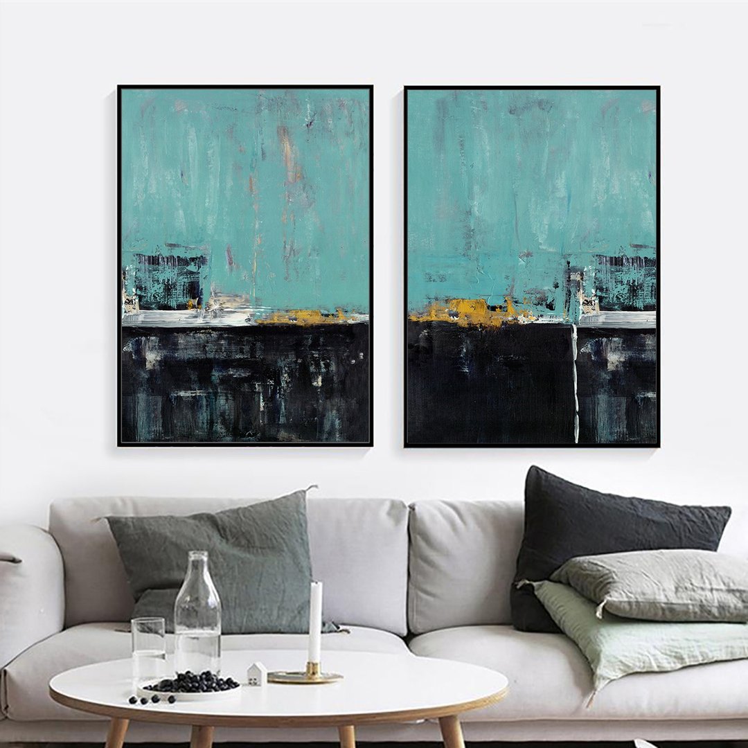 蓝的遂想 | A | 艺术微喷 | 挂画 - 海报/装饰画/版画 - 木头 