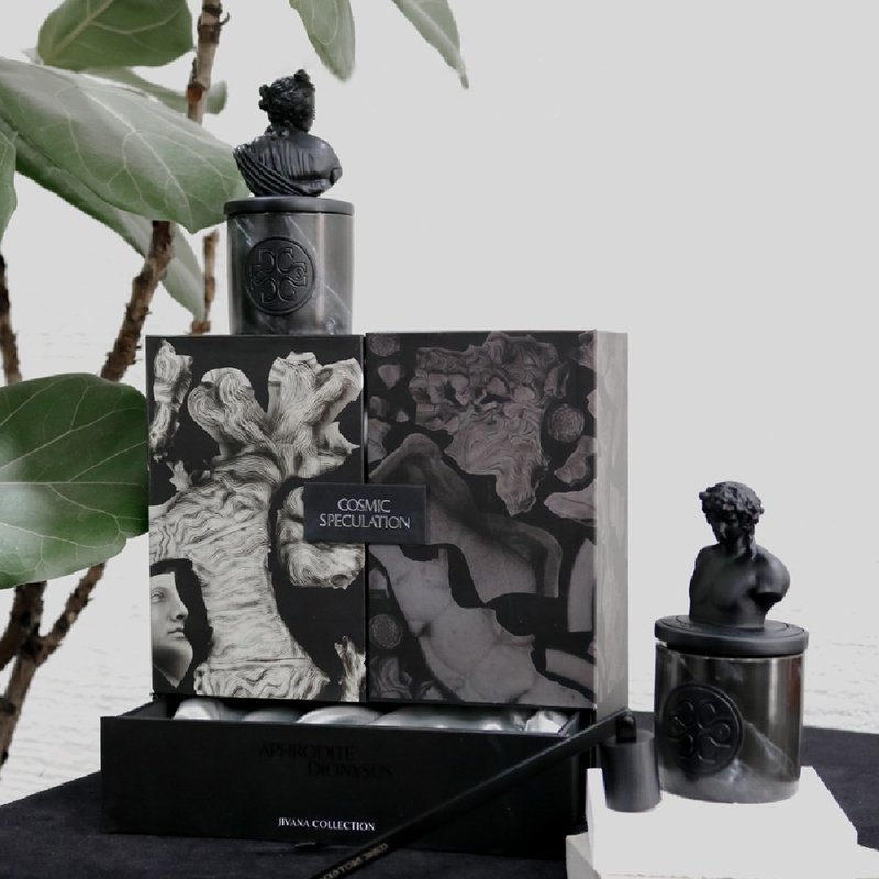 【福利品】浮生香氛礼盒 | 香氛蜡烛 - 香薰/精油/线香 - 陶 黑色