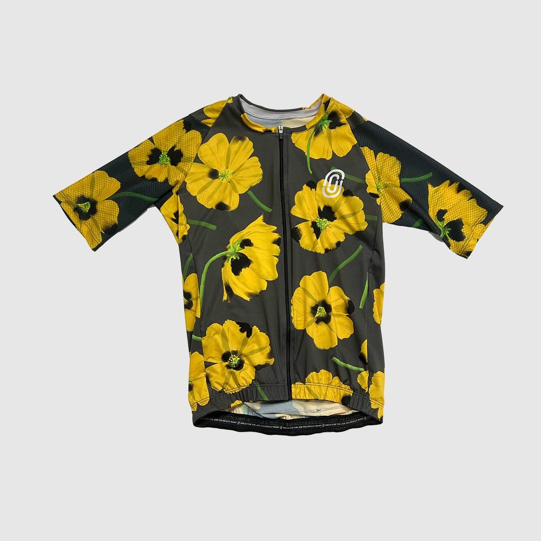 【Ostroy】YELLOW POPPIES JERSEY_短袖车衣_男 - 自行车/周边 - 聚酯纤维 