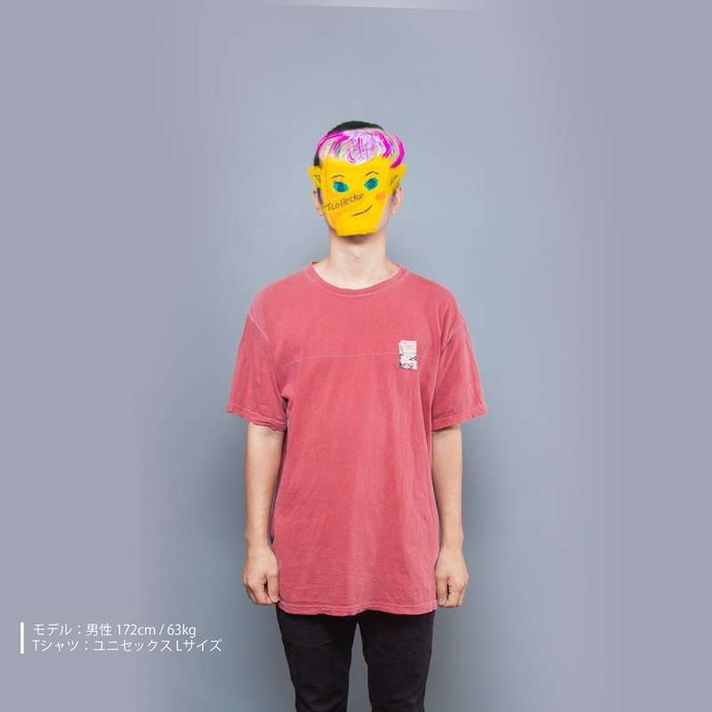 Silica gel unisex S-XL size T-shirt Tcollector - 中性连帽卫衣/T 恤 - 棉．麻 红色