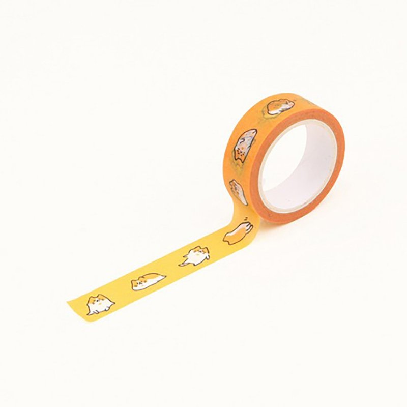 啰登登系列 插画纸胶带 03. Lewis - 纸胶带 - 纸 白色