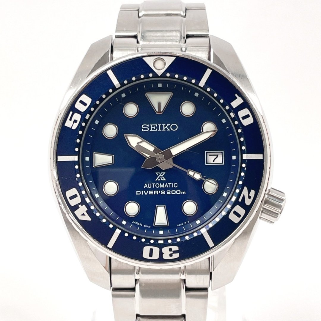 【日本直送 中古美品】精工 SEIKO 手表 6R15-00G0 Prospex Divers Scuba 不锈钢 银色 自动上链 男士 - 女表 - 不锈钢 银色
