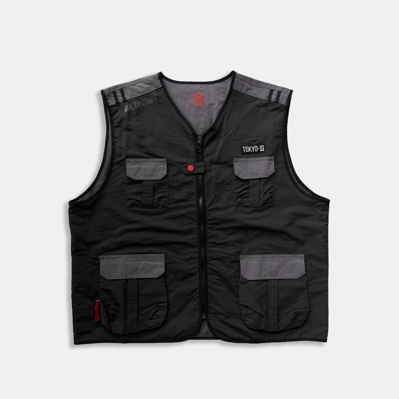 【Caravan EVA】新世纪福音战士官方授权周边产品-  钓鱼背心 - 男装背心 - 聚酯纤维 多色