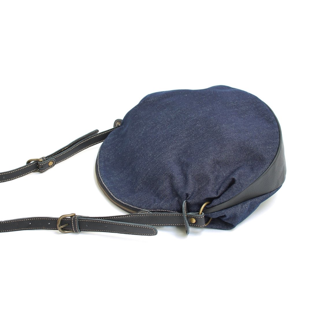 Made-to-order, denim, shoulder bag - 后背包/双肩包 - 棉 蓝色