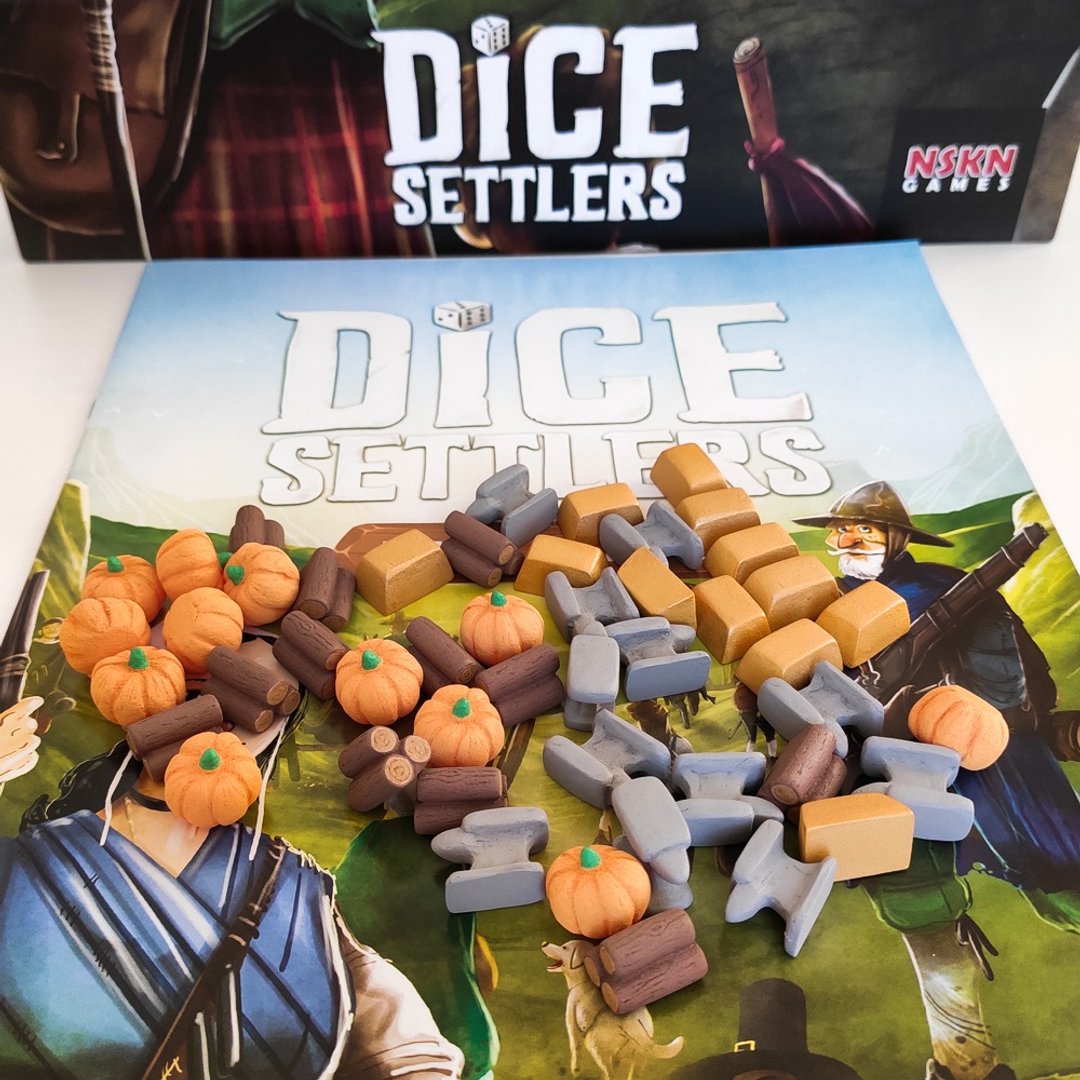 与 Dice Settlers 棋盘游戏兼容的豪华代币捆绑包。 - 桌游/玩具 - 其他材质 
