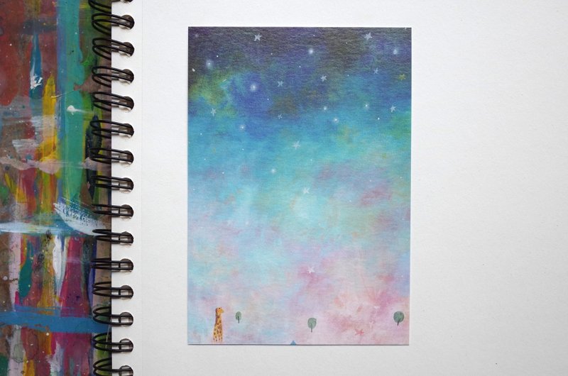 闪闪星空明信片-近夜 - 卡片/明信片 - 纸 